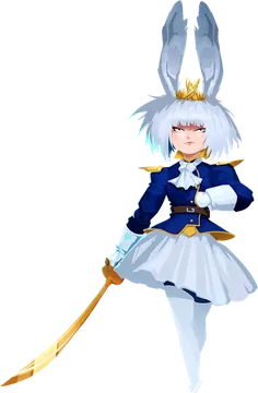 Persona de J. Mollinari, forma animal: Hare, a coelha.